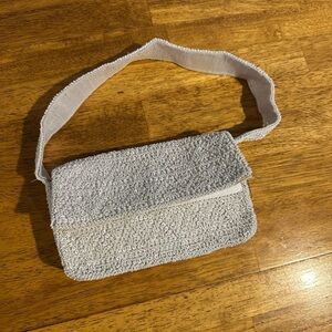 White Beaded Bag